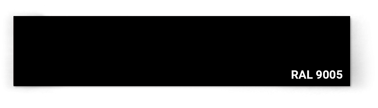 RAL 9005 - negro RAL 9005 - negro