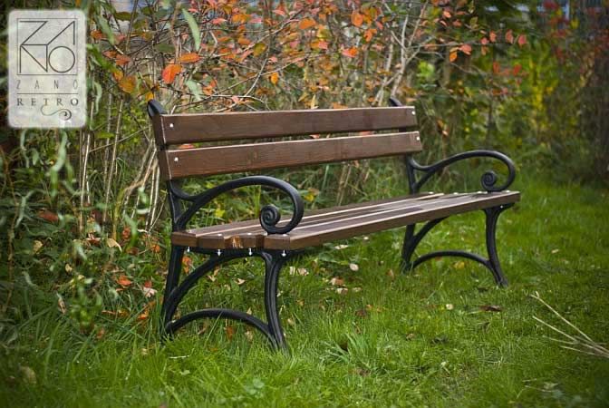 El banco Wola 02.079 - elegante, estética, de parque | ZANO Mobiliario