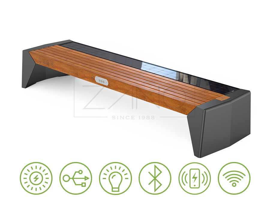 Banco solar Photon 02.409.3 | acero al carbono