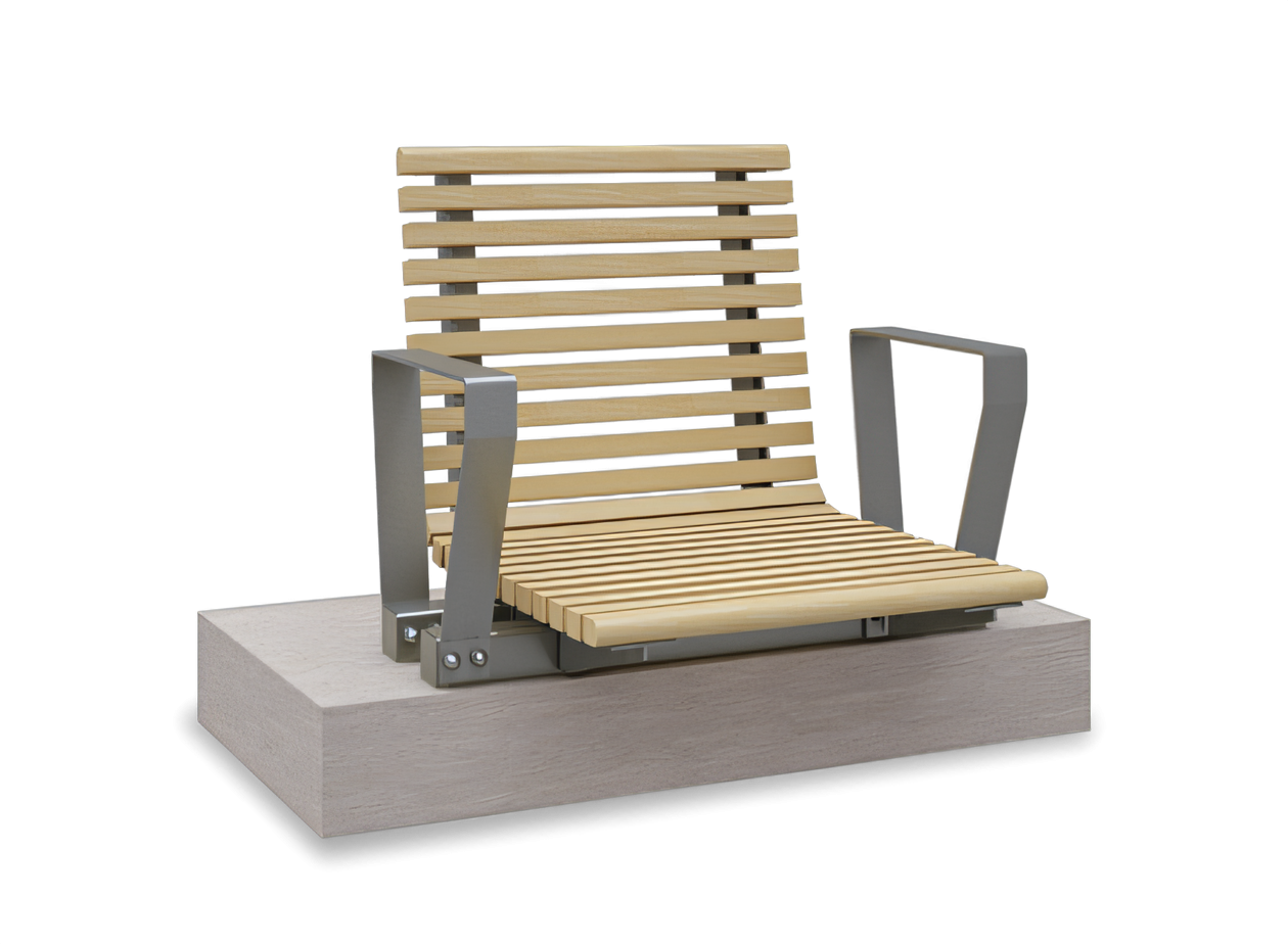 Bancos de acero inoxidable