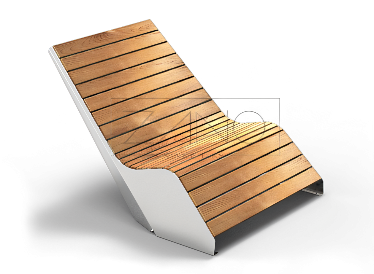 Tumbona Duo 02.052 - acero inoxidable