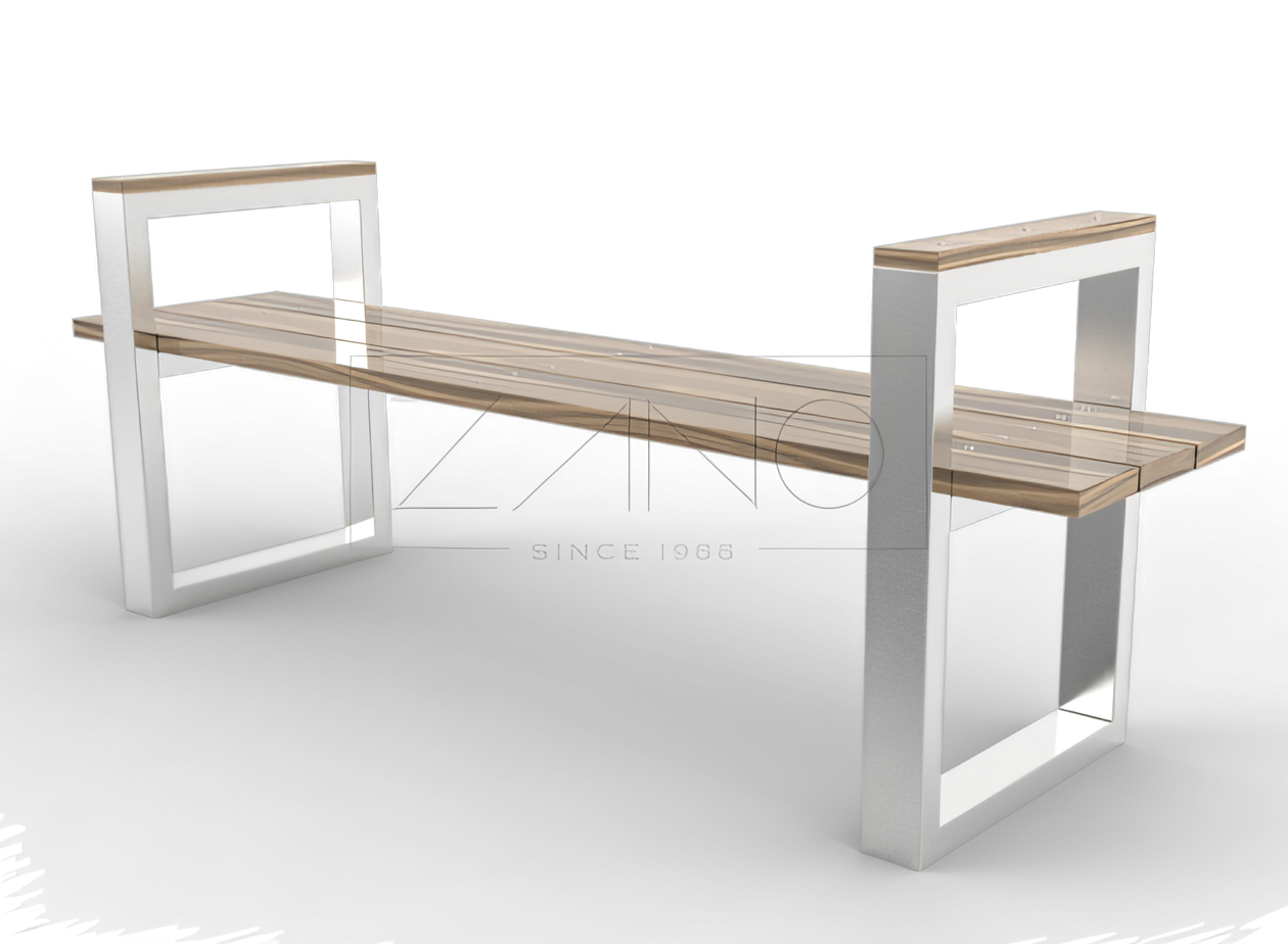 Bancos de acero inoxidable