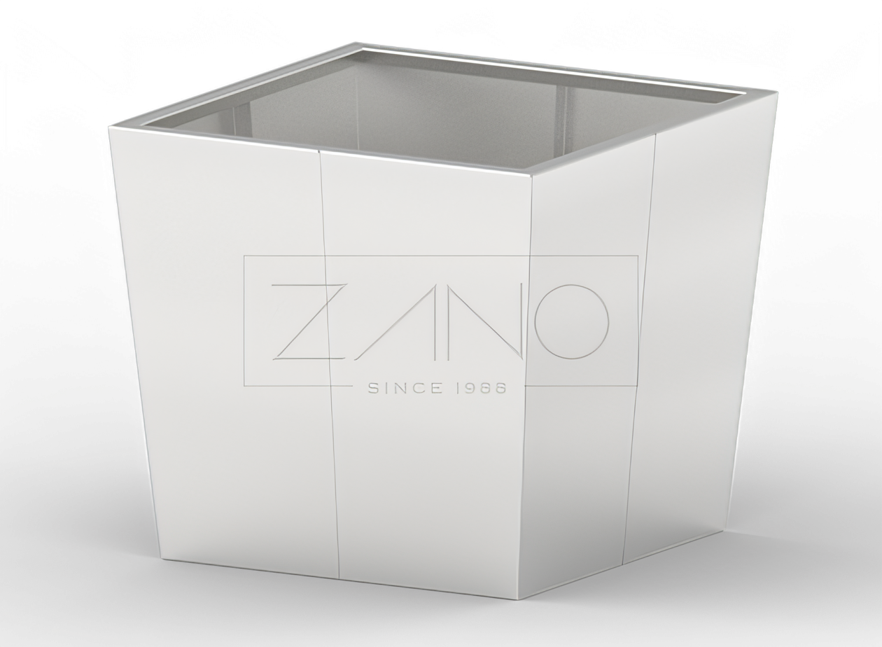 Maceta Tulip de acero inoxidable, talla XL