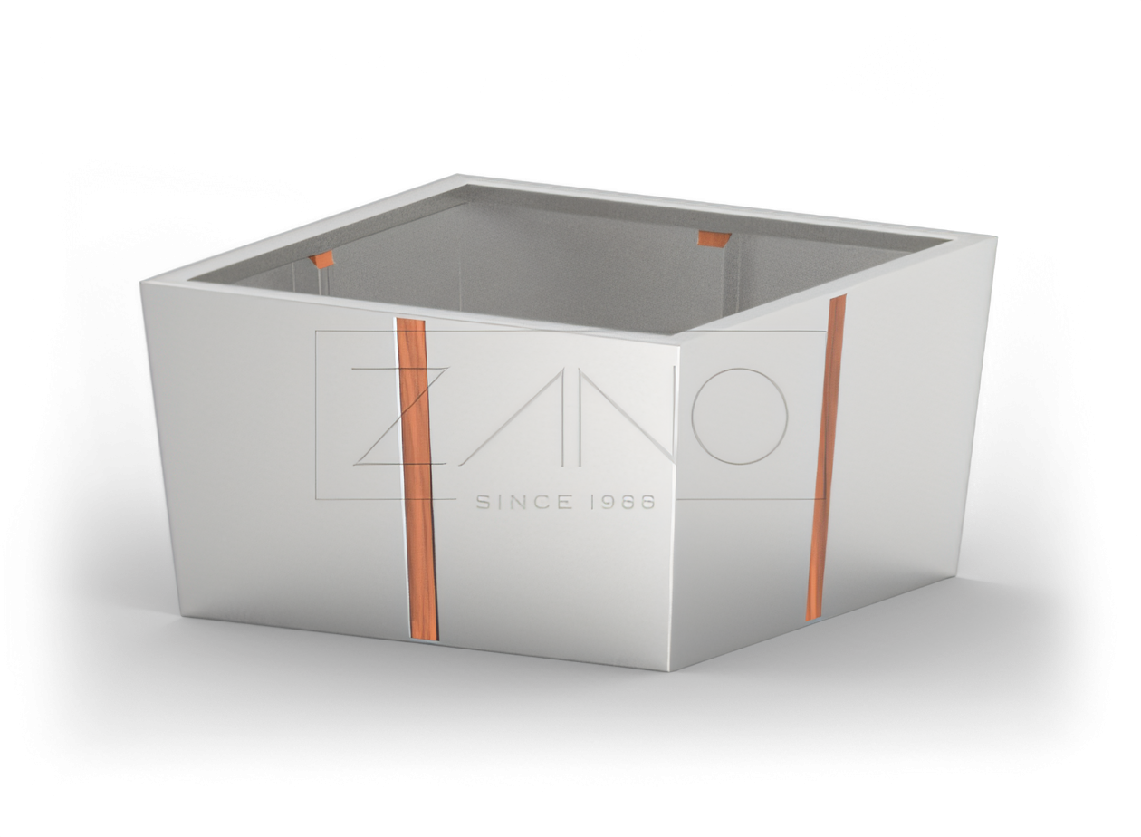 Macetero Tulip 06.021.1.L acero inoxidable Macetero Tulip 06.021.1.L acero inoxidable