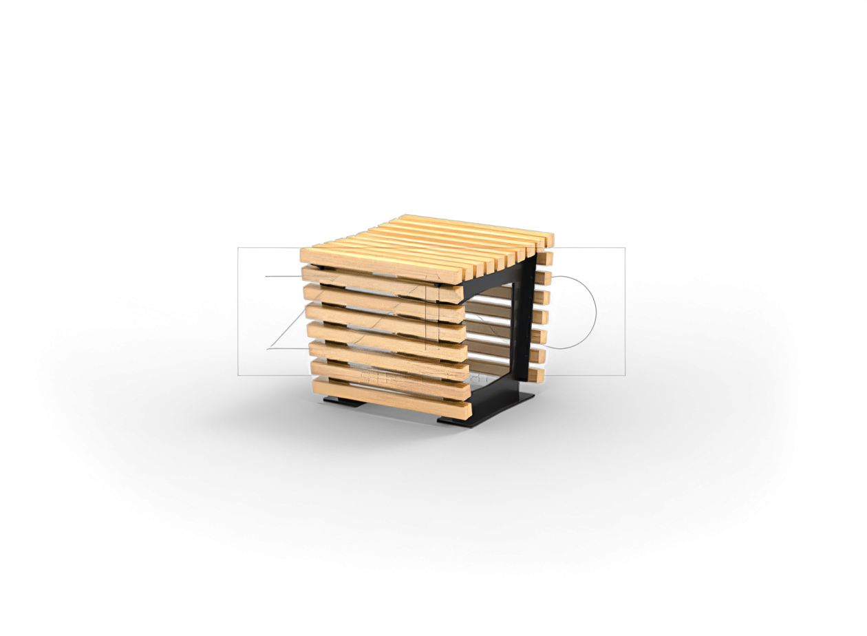 Bancos urbanos con estilo de la empresa ZANO Mobiliario Urbano