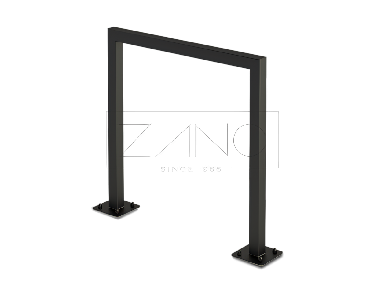 Aparcabicicletas tipo Sheffield. Aparcabicicletas de perfiles de acero