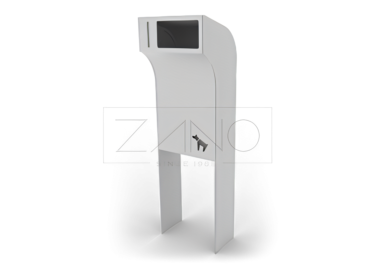 Papelera de acero inoxidable para excrementos de perro Papelera de acero inoxidable para excrementos de perro