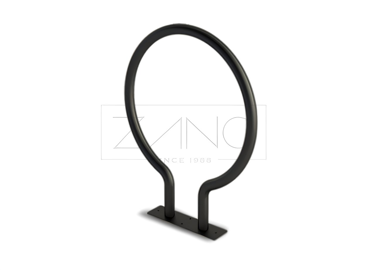 soporte para bicicletas de acero al carbono RAL 9005