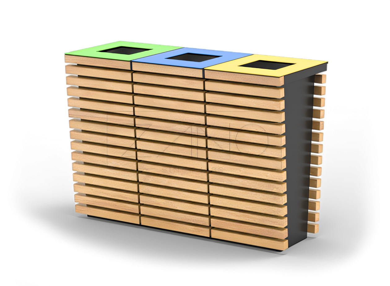 papeleras de interior para centros comerciales. Papeleras para segregar basura