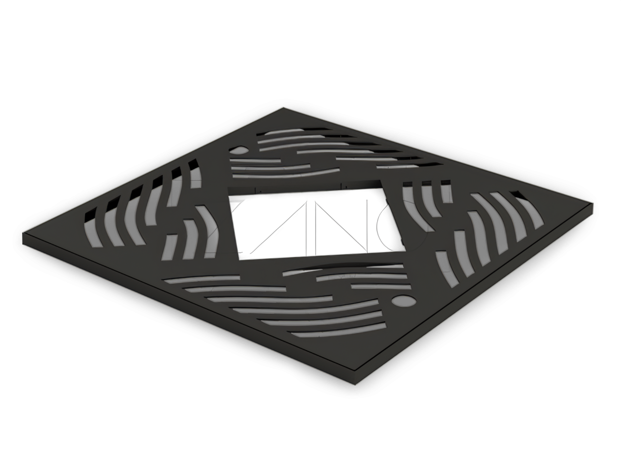 Reja decorativa para &aacute;rbol cuadrada