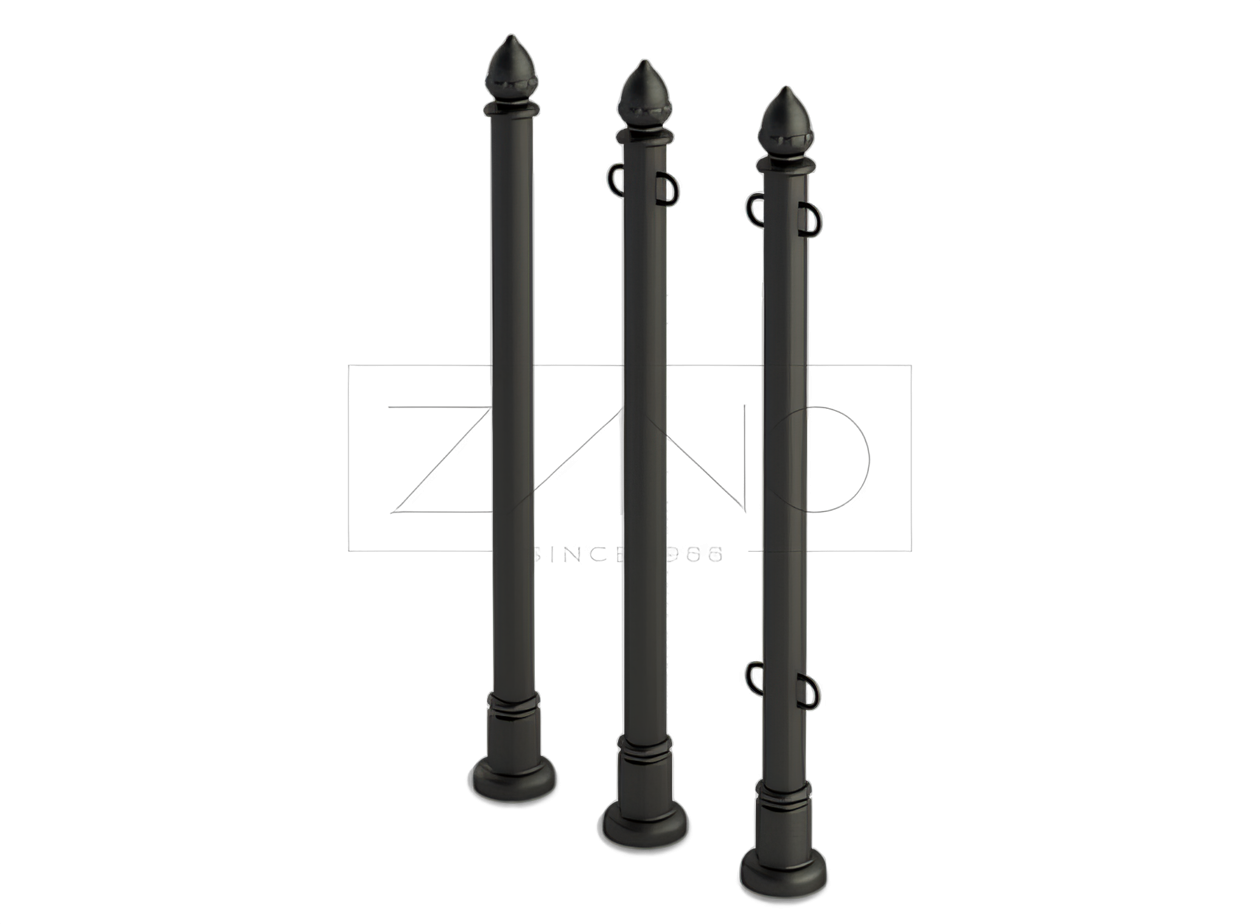 Postes porta cadena para la calle