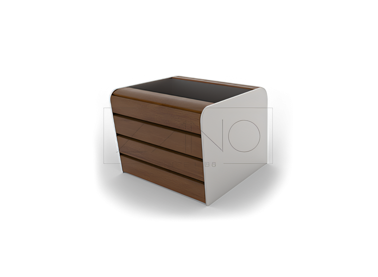 Macetero Soft 06.012.1.S acero inoxidable Macetero Soft, tamaño S, versión añadida al banco Soft 02.412, de acero inoxidable