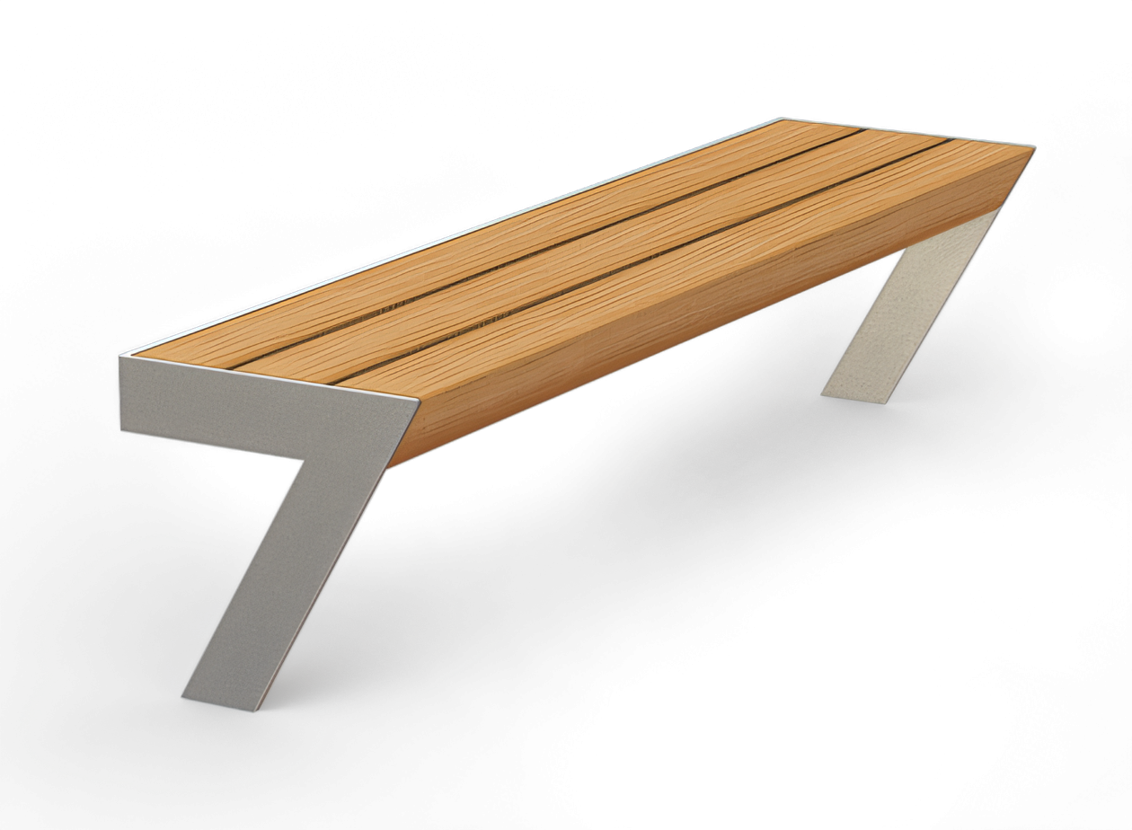 banco sencillo sin respaldo