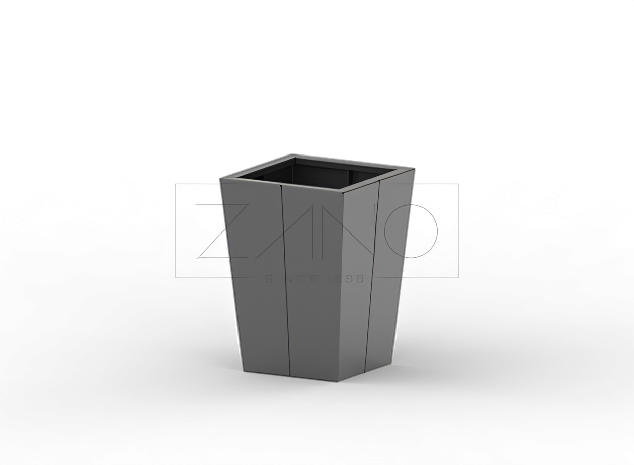 Maceta Tulip de acero al carbono, talla S