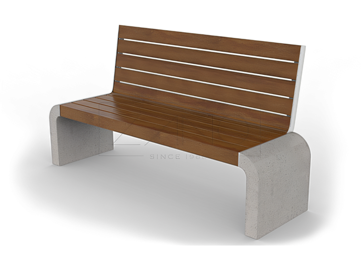 Banco urbano Gravis de hormig&oacute;n