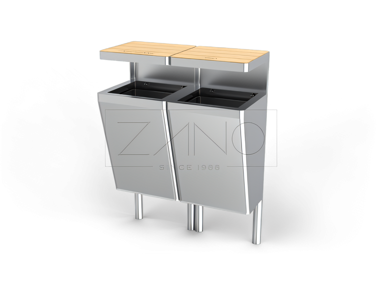 Scandik: un contenedor de segregaci&oacute;n de residuos de dos c&aacute;maras