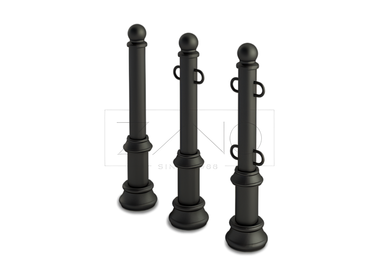 poste metálico de acero poste macizo de acero