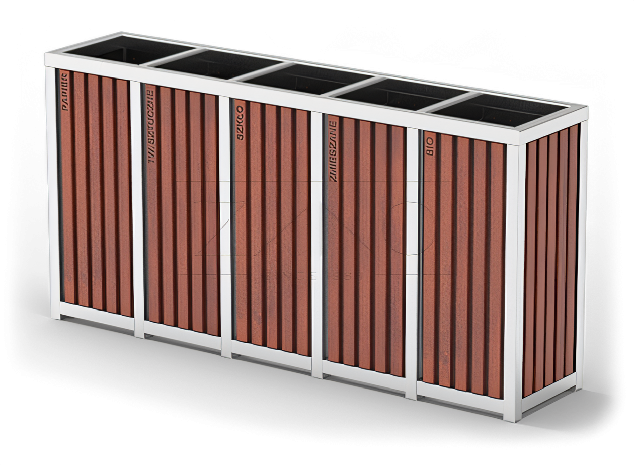 Papelera para clasificar los residuos Papelera para clasificar los residuos urbanos