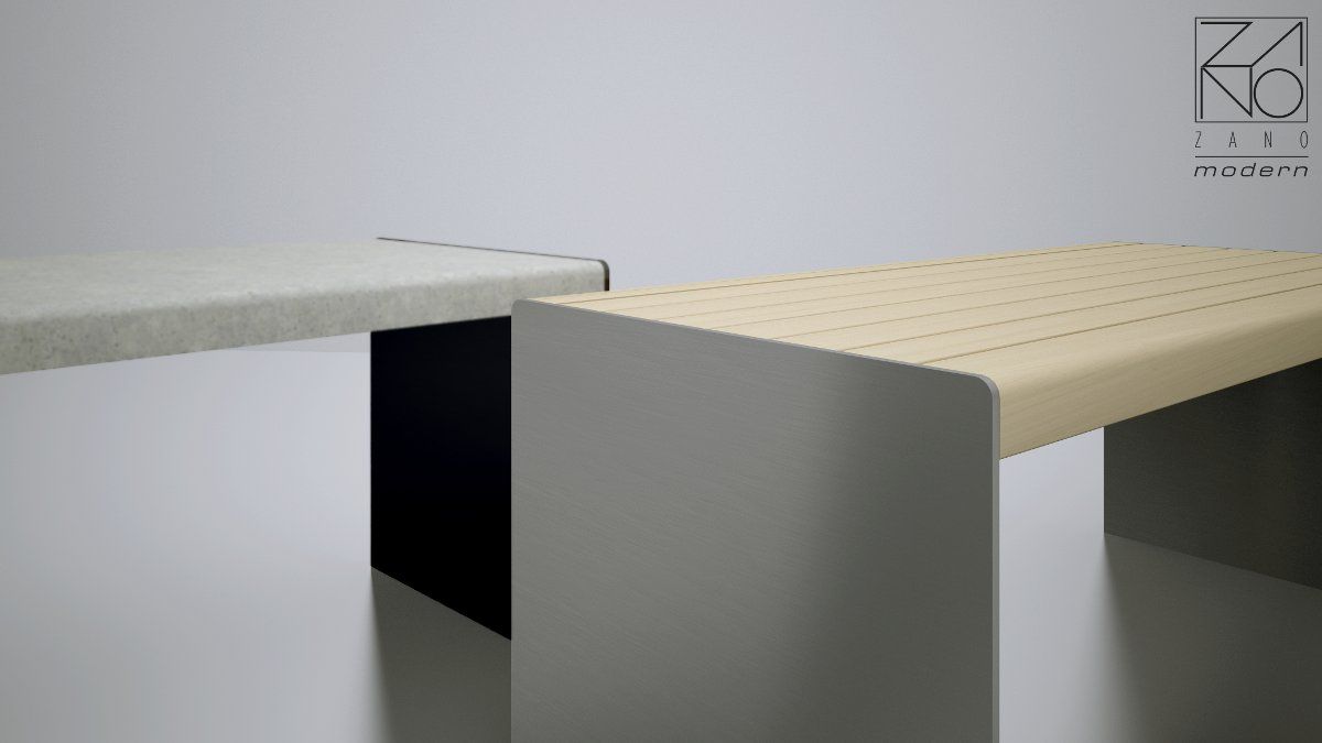 Mesa Simple con listones de madera
