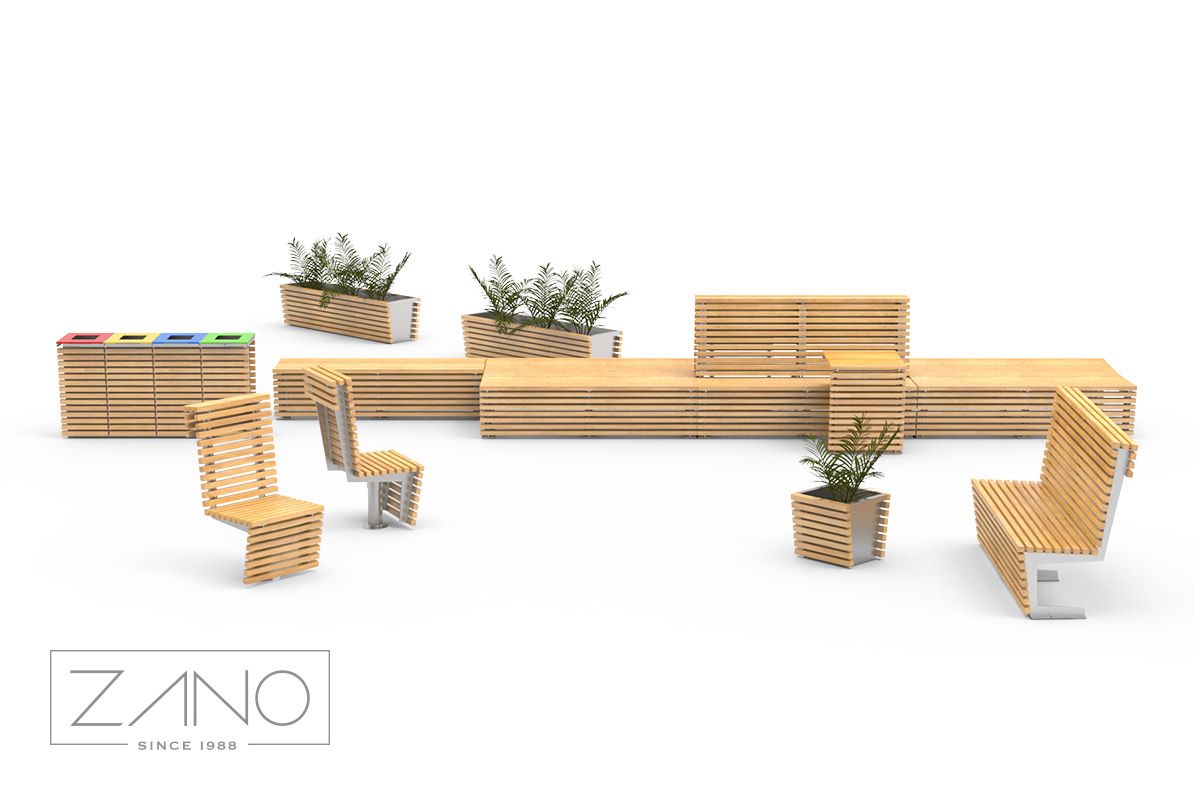 muebles Flash de ZANO Mobiliario Urbano