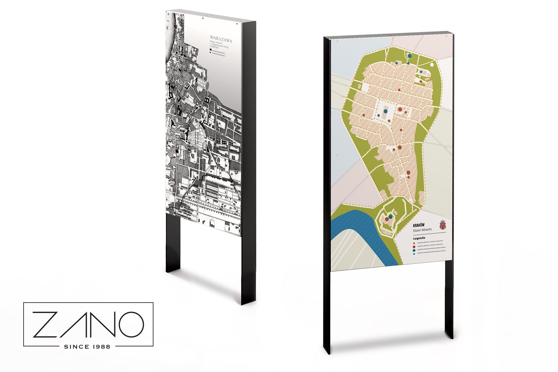 Panel Informativo Simple 08.024 Mapa de la ciudad